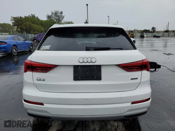 2019 Audi Q3 Premium with VIN WA1AECF32K1073242, listed as a Copart auction lot 46580165 with 65,212 mi miles and Non Repairable. Bid and sale history available at carsss.com. Image 6.
