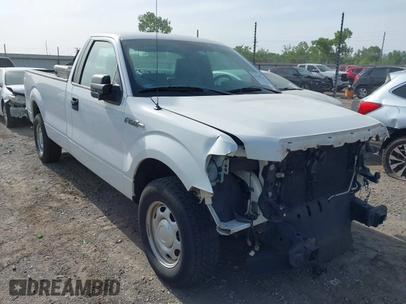 2014 Ford F-150 XL z VIN 1FTMF1CM9EKE34269, wystawiony jako IAAI lot #42240264 z przebiegiem 91 743 mil mil oraz . Historia ofert i sprzedaży dostępna na DreamBid. Obrazek 1.