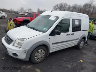 2012 Ford Transit Connect XLT with VIN NM0LS6BN9CT118454, listed as a IAAI auction lot 42005467 with 108,680 mi miles. Bid and sale history available at carsss.com. Image 2.