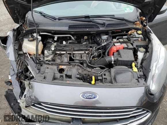 2018 Ford Fiesta SE with VIN 3FADP4EJ9JM123063, listed as a Copart auction lot 46088195 with 48,376 mi miles and Salvage Title. Bid and sale history available at carsss.com. Image 14.