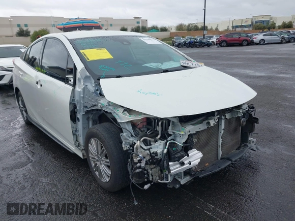 2020 Toyota Prius LE z VIN JTDKARFPXL3154734, wystawiony jako IAAI lot #41798874 z przebiegiem 96 255 mil mil oraz . Historia ofert i sprzedaży dostępna na DreamBid. Obrazek 6.