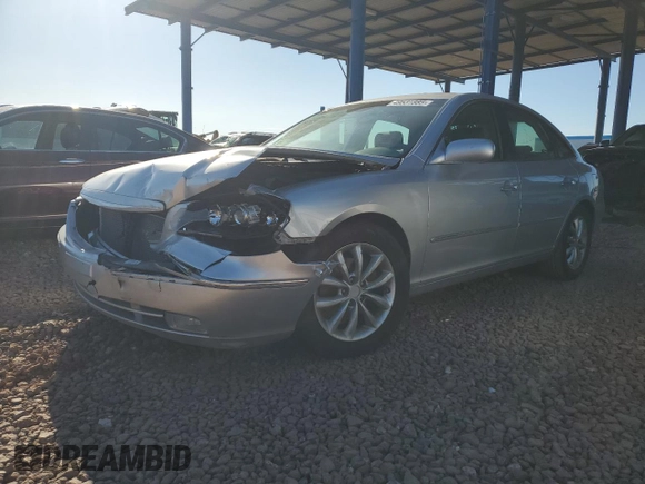 2007 Hyundai Azera SE z VIN KMHFC46F57A205043, wystawiony jako Copart lot #49531885 z przebiegiem 107 272 mil mil oraz Czysty tytuł • Clean title. Historia ofert i sprzedaży dostępna na DreamBid. Obrazek 1.