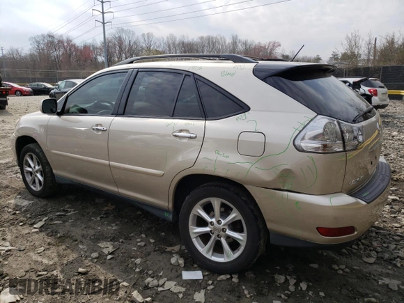 2008 Lexus RX with VIN 2T2HK31U08C092109, listed as a Copart auction lot 49700115 with 247,497 mi miles and Salvage Title. Bid and sale history available at carsss.com. Image 2.