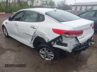 2018 Kia Optima LX with VIN 5XXGT4L38JG236267, listed as a IAAI auction lot 42097216 with 99,308 mi miles and . Bid and sale history available at DreamBid. Image 3.