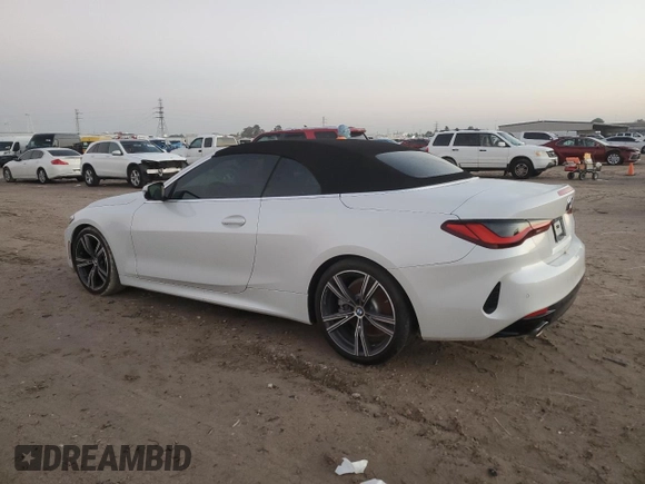 2024 BMW 4 Series 430i with VIN WBA23AT04RCP28351, listed as a Copart auction lot 83340604 with Not provided miles and Salvage title. Bid and sale history available at DreamBid. Image 2.
