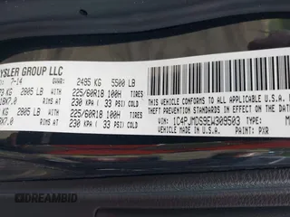 2014 Jeep Cherokee Limited с VIN 1C4PJMDS9EW309503, выставлен на аукционе IAAI как лот 42456236 с пробегом 74 486 миль миль и . История ставок и продаж доступна на DreamBid. Изображение 9.