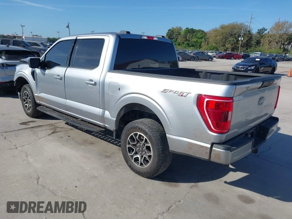 2023 Ford F-150 XL with VIN 1FTFW1E82PFA40245, listed as a IAAI auction lot 41696814 with 31,782 mi miles. Bid and sale history available at carsss.com. Image 3.