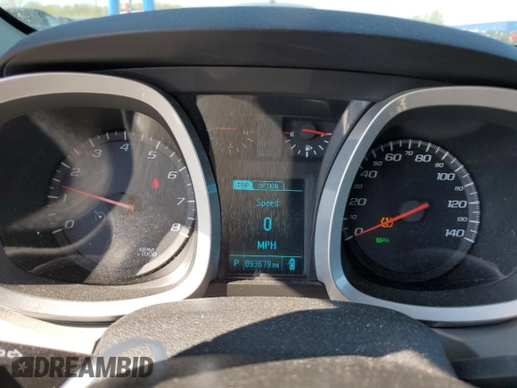 2013 Chevrolet Equinox LT with VIN 2GNFLEEK4D6184047, listed as a Copart auction lot 55292605 with 93,679 mi miles and Clean Title. Bid and sale history available at DreamBid. Image 9.
