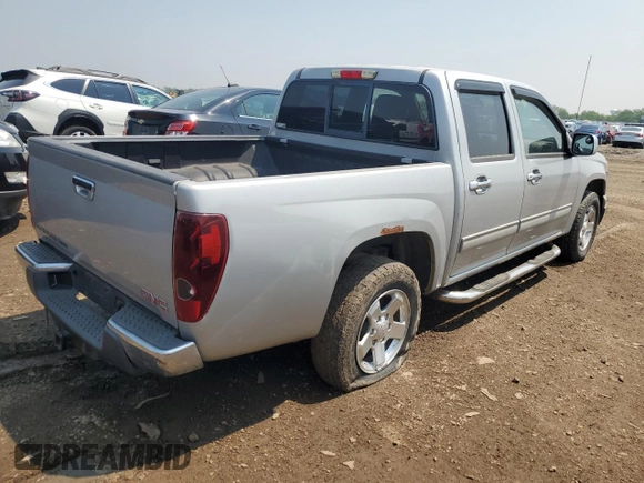2012 GMC Canyon SLE1 with VIN 1GTD5MFE9C8141393, listed as a Copart auction lot 57913615 with Not provided miles and Clean title. Bid and sale history available at DreamBid. Image 3.