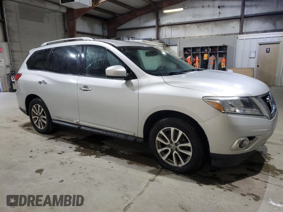 2015 Nissan Pathfinder Platinum with VIN 5N1AR2MMXFC627519, listed as a Copart auction lot 62162375 with 176,651 mi miles and Clean title. Bid and sale history available at DreamBid. Image 4.