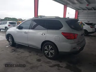 2018 Nissan Pathfinder SL with VIN 5N1DR2MN3JC644631, listed as a IAAI auction lot 41176186 with 107,872 mi miles. Bid and sale history available at carsss.com. Image 3.
