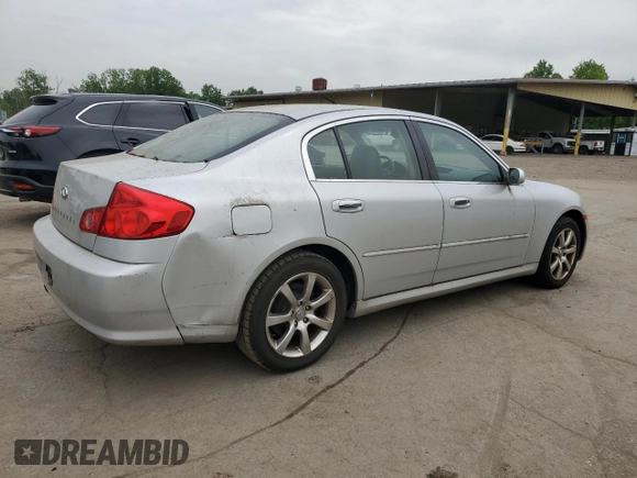 2006 Infiniti G35 z VIN JNKCV51F86M601459, wystawiony jako Copart lot #58313895 z przebiegiem Nie podano mil oraz Czysty tytuł • Clean title. Historia ofert i sprzedaży dostępna na DreamBid. Obrazek 3.