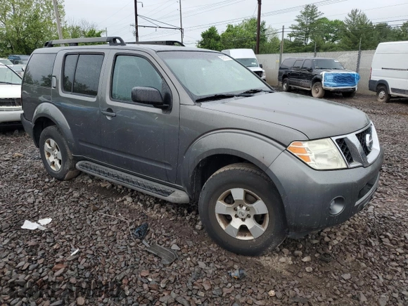2008 Nissan Pathfinder S z VIN 5N1AR18B08C651933, wystawiony jako Copart lot #51918165 z przebiegiem 126 142 mil mil oraz Szkoda całkowita • Salvage title. Historia ofert i sprzedaży dostępna na DreamBid. Obrazek 4.