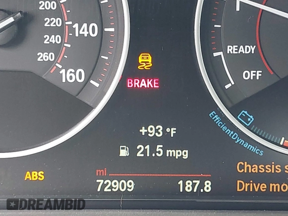 2015 BMW 4 Series 428i with VIN WBA3N7C54FK225045, listed as a IAAI auction lot 42042980 with 72,909 mi miles. Bid and sale history available at carsss.com. Image 15.