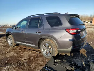 2025 Honda Pilot EX-L with VIN 5FNYG1H44SB063991, listed as a Copart auction lot 47678335 with 5 mi miles and Salvage title. Bid and sale history available at DreamBid. Image 2.