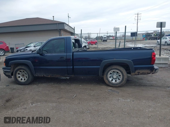 2006 Chevrolet Silverado 1500 Work Truck with VIN 3GCEC14X66G273992, listed as a IAAI auction lot 42093459 with 78,379 mi miles. Bid and sale history available at carsss.com. Image 13.