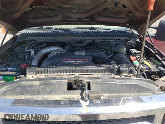 2005 Ford F-250 XL with VIN 1FTSW21P05EB00186, listed as a Copart auction lot 59328925 with 243,639 mi miles and Salvage title. Bid and sale history available at DreamBid. Image 11.