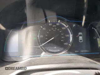 2017 Hyundai Ioniq Blue with VIN KMHC65LC1HU022362, listed as a Copart auction lot 49693105 with 102,550 mi miles and Salvage Title. Bid and sale history available at DreamBid. Image 9.