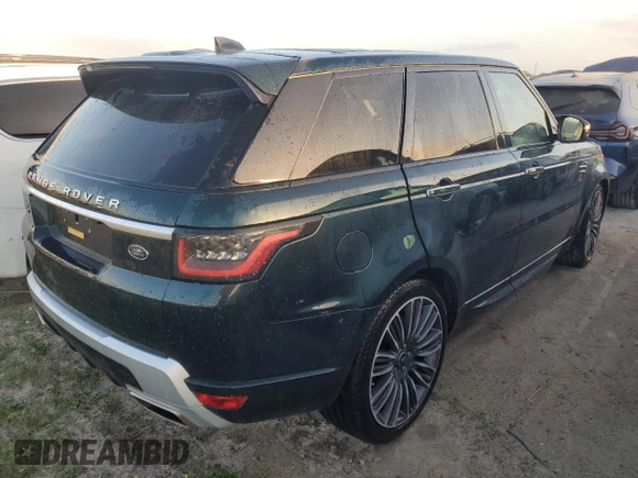 2021 Land Rover Range Rover Sport Autobiography z VIN SALWV2SE2MA777773, wystawiony jako Copart lot #76400264 z przebiegiem 11 439 mil mil oraz Nie do naprawy • Non repairable. Historia ofert i sprzedaży dostępna na DreamBid. Obrazek 3.