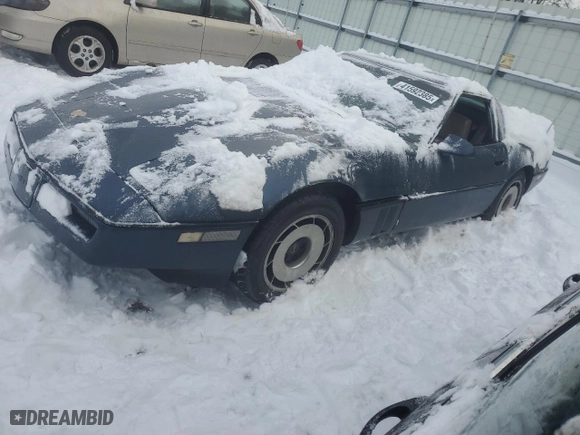 1984 Chevrolet Corvette with VIN 1G1AY0781E5106551, listed as a Copart auction lot 41592385 with 0 mi miles and Clean Title. Bid and sale history available at carsss.com. Image 1.