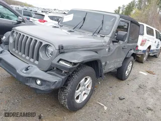 2021 Jeep Wrangler Willys with VIN 1C4GJXAN3MW536765, listed as a IAAI auction lot 41846124 with 50,480 mi miles. Bid and sale history available at carsss.com. Image 2.