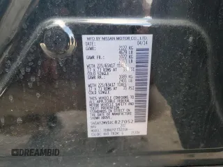 2014 Nissan Rogue SV with VIN 5N1AT2MV1EC827052, listed as a Copart auction lot 50398795 with 119,514 mi miles and Salvage Title. Bid and sale history available at DreamBid. Image 13.