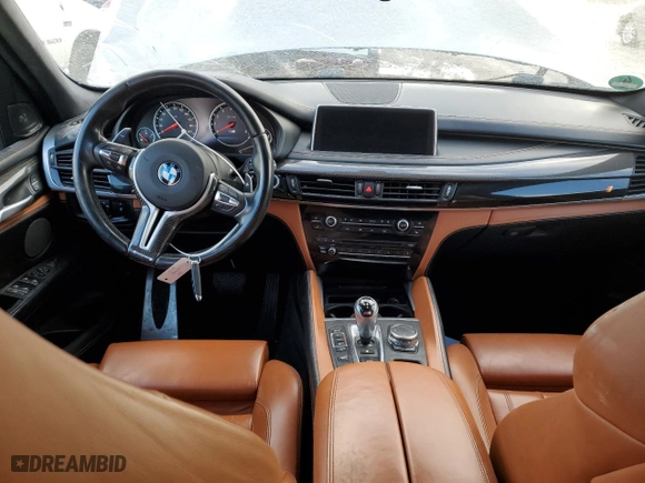2015 BMW X5 M with VIN 5YMKT6C56F0C89088, listed as a Copart auction lot 81921504 with 91,543 mi miles and Salvage Title. Bid and sale history available at carsss.com. Image 8.