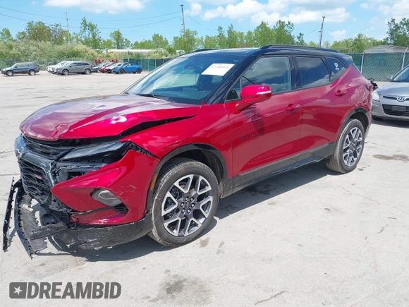 2023 Chevrolet Blazer RS with VIN 3GNKBERS9PS184482, listed as a IAAI auction lot 42246015 with 17,553 mi miles and . Bid and sale history available at DreamBid. Image 17.