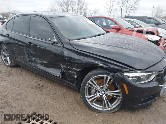 2017 BMW 3 Series 340i xDrive with VIN WBA8B7C37HK806636, listed as a IAAI auction lot 41995561 with 80,524 mi miles. Bid and sale history available at carsss.com. Image 6.