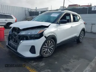 2023 Nissan Kicks SV with VIN 3N1CP5CV5PL492991, listed as a IAAI auction lot 41805445 with Not Provided miles. Bid and sale history available at carsss.com. Image 16.