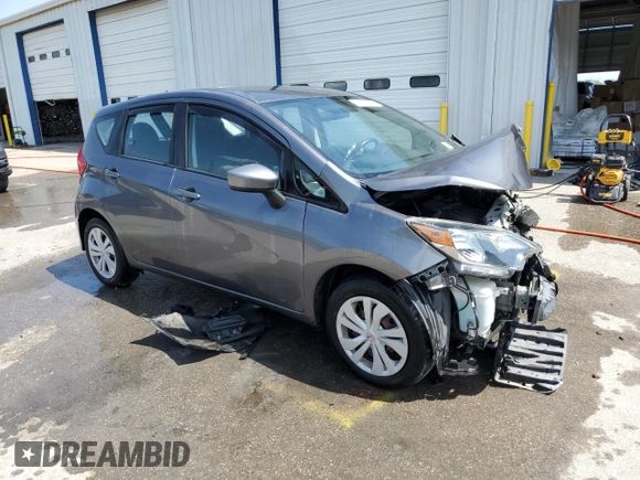 2017 Nissan Note SV with VIN 3N1CE2CP5HL360790, listed as a Copart auction lot 57073065 with 122,998 mi miles and Salvage title. Bid and sale history available at DreamBid. Image 4.
