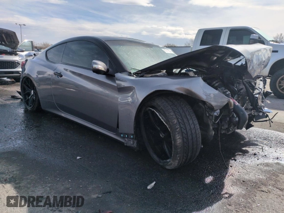 2011 Hyundai Genesis Coupe Grand Touring with VIN KMHHU6KH6BU048459, listed as a Copart auction lot 51011935 with Not provided miles and Salvage title. Bid and sale history available at DreamBid. Image 4.