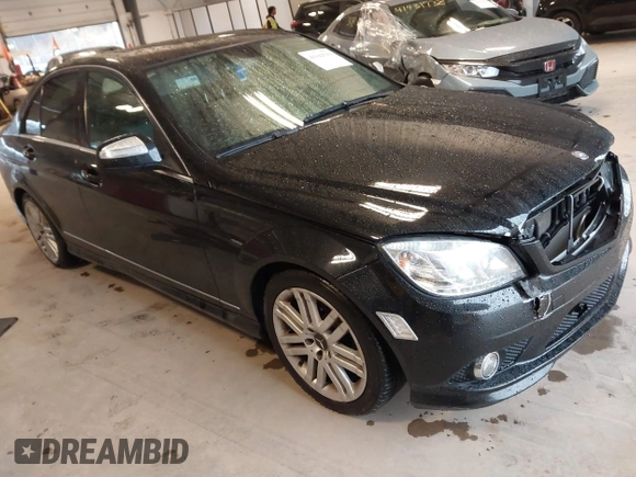 2008 Mercedes-Benz C-Class 3.0L Sport with VIN WDDGF81X78F064994, listed as a IAAI auction lot 41942519 with 125,166 mi miles. Bid and sale history available at carsss.com. Image 1.