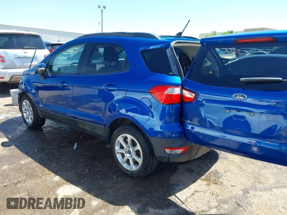 2020 Ford EcoSport SE with VIN MAJ3S2GE6LC344672, listed as a IAAI auction lot 42082028 with 72,122 mi miles and . Bid and sale history available at DreamBid. Image 3.