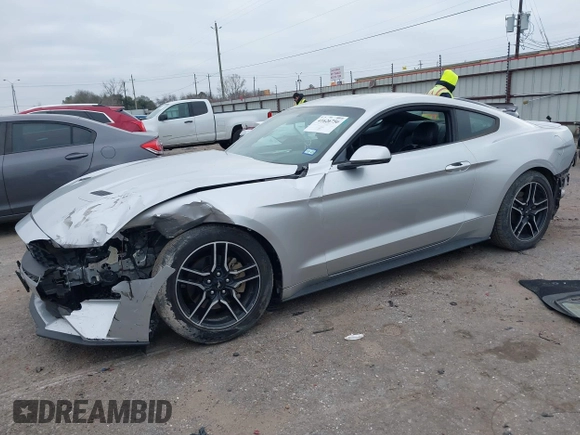 2019 Ford Mustang EcoBoost with VIN 1FA6P8TH1K5162110, listed as a IAAI auction lot 41626756 with 77,317 mi miles and . Bid and sale history available at carsss.com. Image 17.