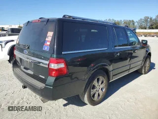 2016 Ford Expedition EL Platinum with VIN 1FMJK1MT6GEF15554, listed as a Copart auction lot 75571294 with 81,496 mi miles and Salvage Title. Bid and sale history available at carsss.com. Image 3.