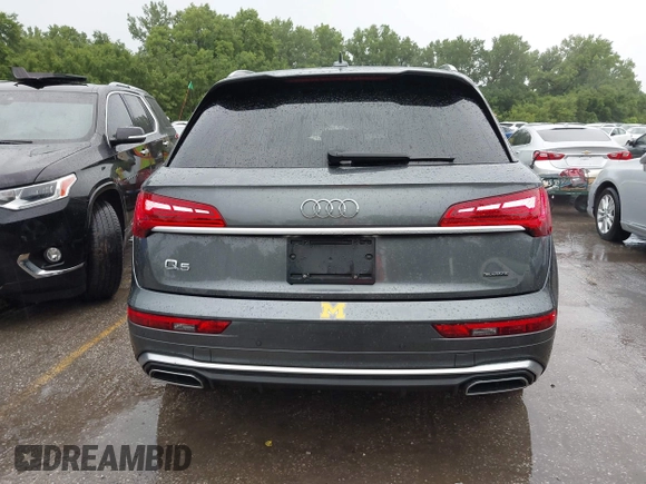 2022 Audi Q5 S line Premium Plus z VIN WA1EAAFY2N2058624, wystawiony jako IAAI lot #42408896 z przebiegiem 83 252 mil mil oraz . Historia ofert i sprzedaży dostępna na DreamBid. Obrazek 17.