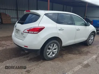 2013 Nissan Murano SV with VIN JN8AZ1MW9DW309293, listed as a IAAI auction lot 41936910 with 225,729 mi miles and . Bid and sale history available at DreamBid. Image 4.