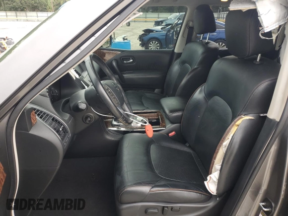 2018 Nissan Armada SL with VIN JN8AY2ND1JX002521, listed as a Copart auction lot 69490424 with 117,109 mi miles and Non Repairable. Bid and sale history available at carsss.com. Image 7.