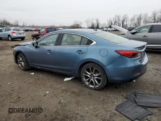 2017 Mazda 6 Grand Touring with VIN JM1GL1W53H1121416, listed as a Copart auction lot 50084295 with 104,206 mi miles and Salvage Title. Bid and sale history available at carsss.com. Image 2.
