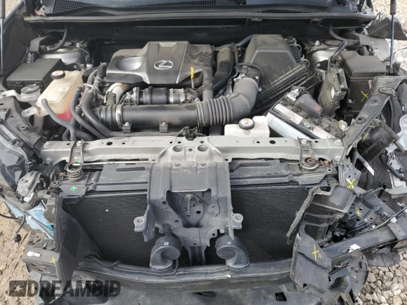 2020 Lexus NX with VIN JTJSARDZ5L2231100, listed as a Copart auction lot 43446915 with 39,686 mi miles and Salvage Title. Bid and sale history available at carsss.com. Image 12.