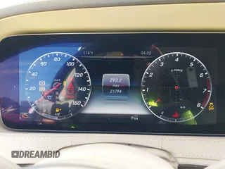 2019 Mercedes-Benz S 560 with VIN WDDUG8DB2KA483775, listed as a IAAI auction lot 41752310 with 21,794 mi miles and . Bid and sale history available at carsss.com. Image 7.