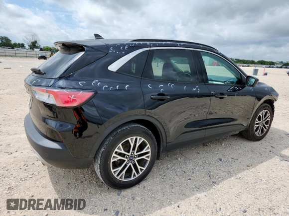 2021 Ford Escape SEL with VIN 1FMCU0H65MUA58271, listed as a Copart auction lot 63344555 with 44,850 mi miles and Salvage title. Bid and sale history available at DreamBid. Image 3.