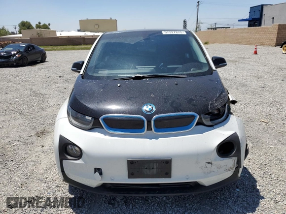 2017 BMW i3 with VIN WBY1Z8C51HV889551, listed as a Copart auction lot 57327875 with 65,437 mi miles and Salvage title. Bid and sale history available at DreamBid. Image 5.