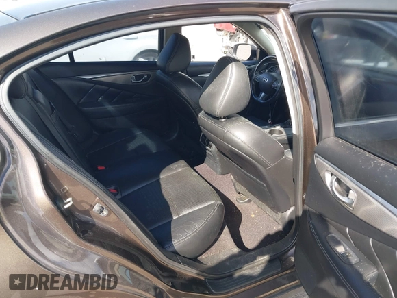 2014 Infiniti Q50 with VIN JN1BV7AP8EM679470, listed as a IAAI auction lot 41575121 with 84,880 mi miles. Bid and sale history available at carsss.com. Image 8.