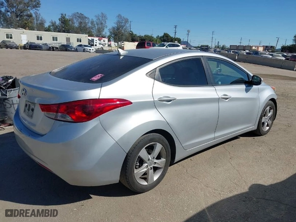 2013 Hyundai Elantra GLS PZEV with VIN 5NPDH4AE9DH294096, listed as a IAAI auction lot 41859208 with 138,066 mi miles. Bid and sale history available at carsss.com. Image 4.