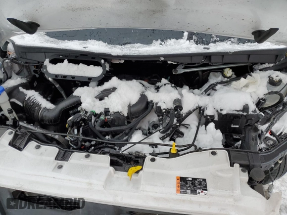 2023 Ford Transit Cargo with VIN 1FTBR2X84PKB44056, listed as a Copart auction lot 40418174 with Not Provided miles and Salvage Title. Bid and sale history available at DreamBid. Image 12.
