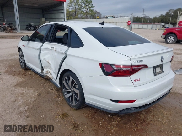 2021 Volkswagen Jetta GLI S with VIN 3VW6T7BU9MM021181, listed as a IAAI auction lot 41587180 with 49,058 mi miles and . Bid and sale history available at DreamBid. Image 3.