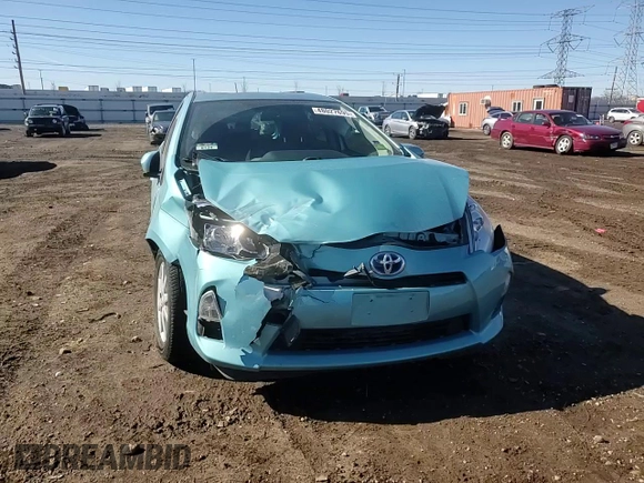2012 Toyota Prius One with VIN JTDKDTB30C1023430, listed as a Copart auction lot 48027695 with 90,728 mi miles and Salvage Title. Bid and sale history available at DreamBid. Image 10.