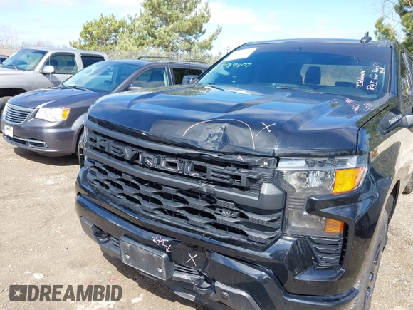2022 Chevrolet Silverado 1500 Custom with VIN 1GCPDBEK1NZ621341, listed as a IAAI auction lot 41919907 with 60,066 mi miles. Bid and sale history available at carsss.com. Image 6.